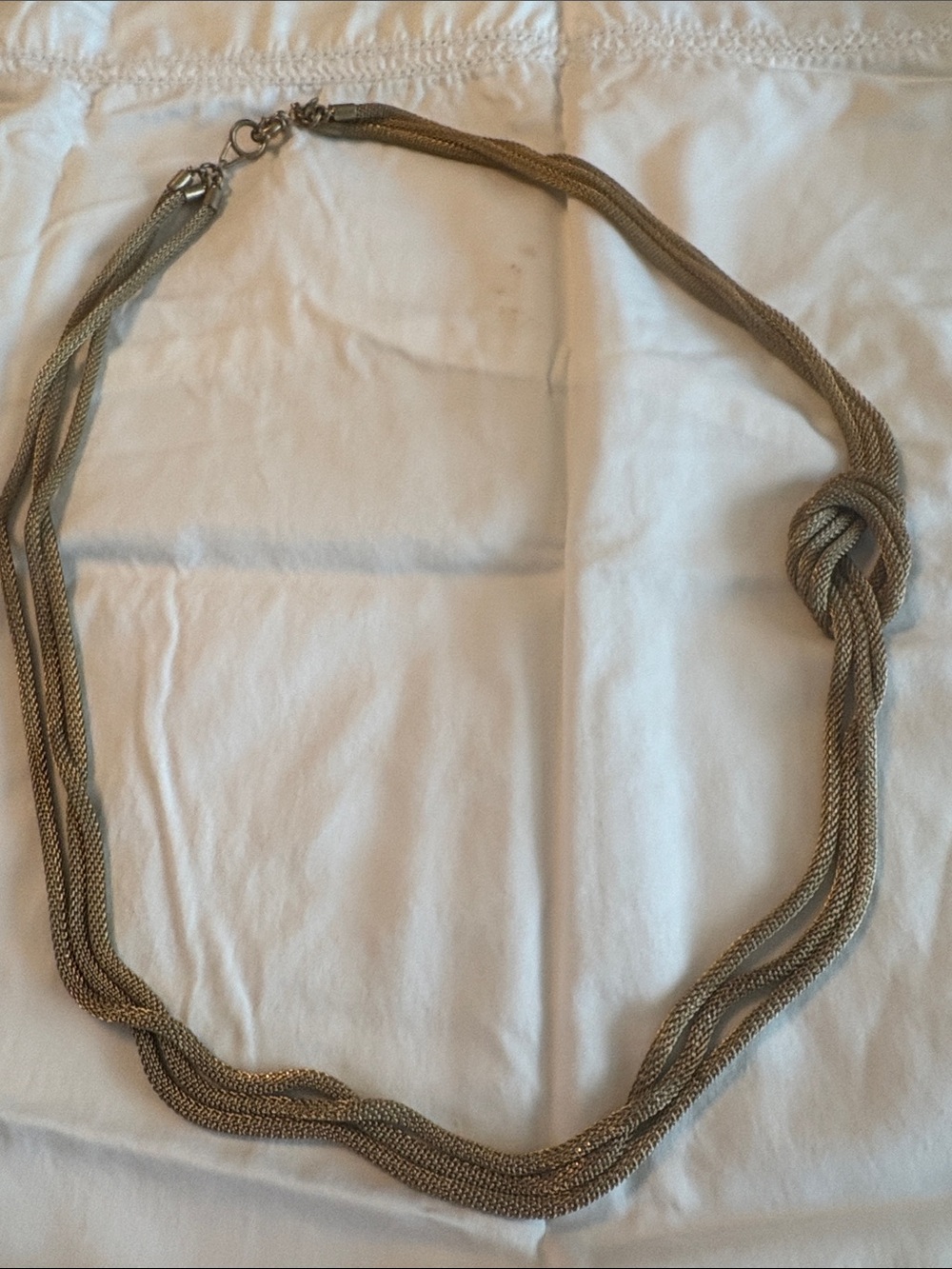 J. Crew Gold-Tone Multi-Strand Knot Necklace